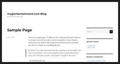 Desktop Screenshot of magientertainment.com